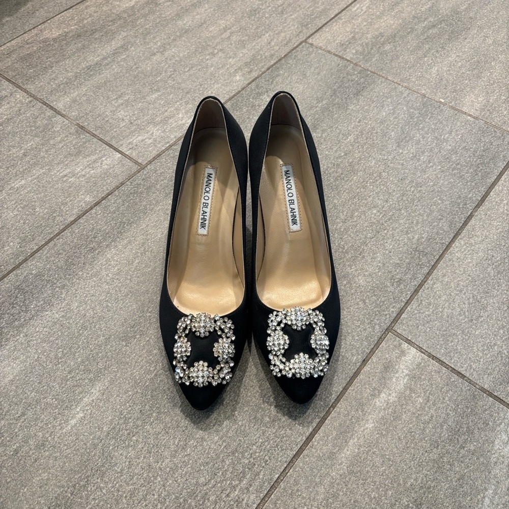 Manolo Blahnik Black Heels